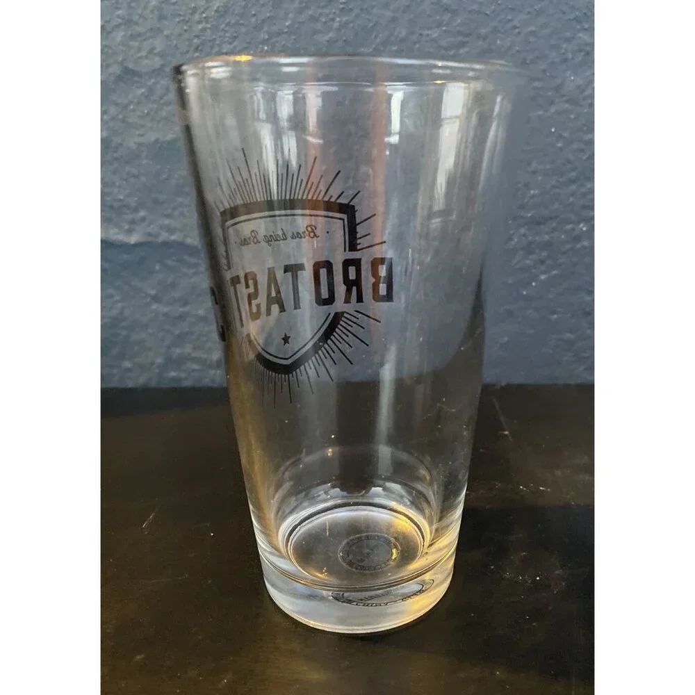 Brotastic Beer Glass Pint Ale Bros Being Bros Man Cave Gift for Men